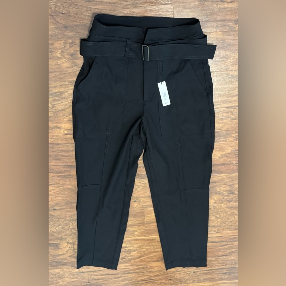 Banana Republic Refined Utility Belted Tapered Pants High Rise Classic NWT 4 P